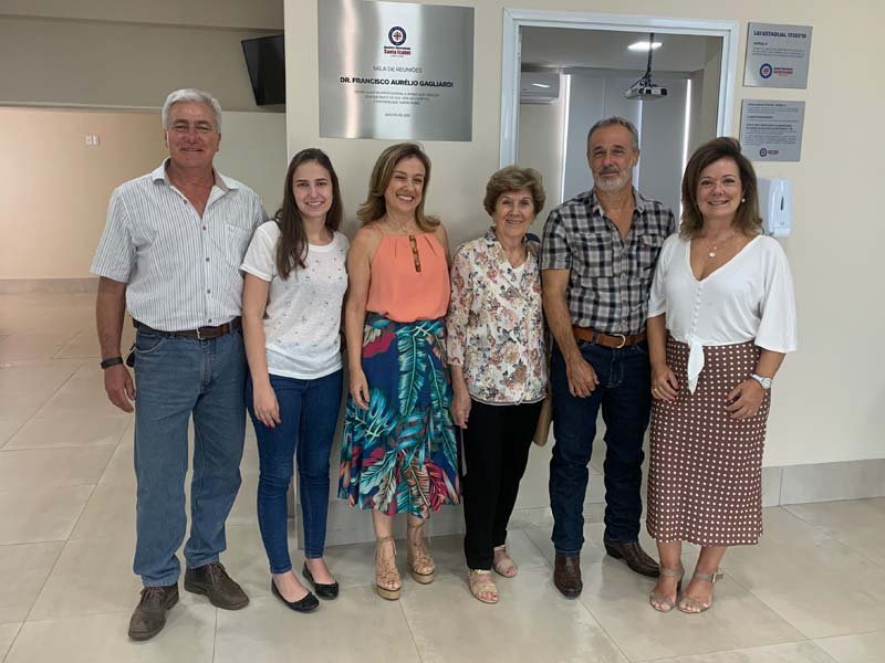 Família do Dr. Francisco Gagliardi doa mobiliário e equipa auditório da nova ala da Maternidade do HMSI